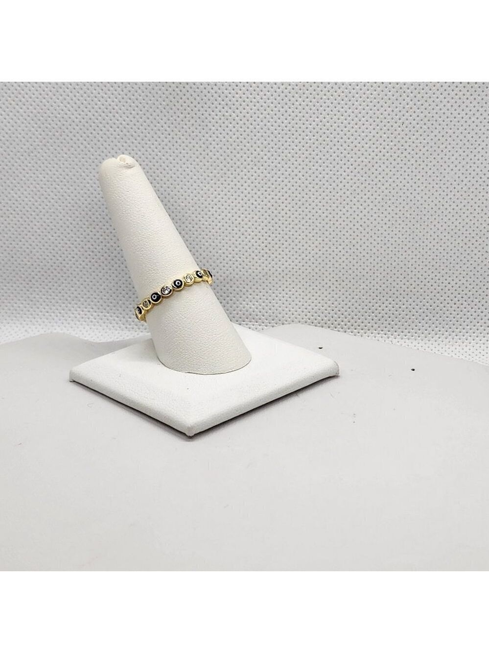 Brand New Sterling Silver 925 Black Evil Eye Ring